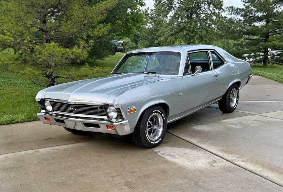 1972 Chevrolet Nova SS 396 Trim Has Upgraded 454 4SPD PDB SS Wheels Solid Metal High Quality Cortez Silver